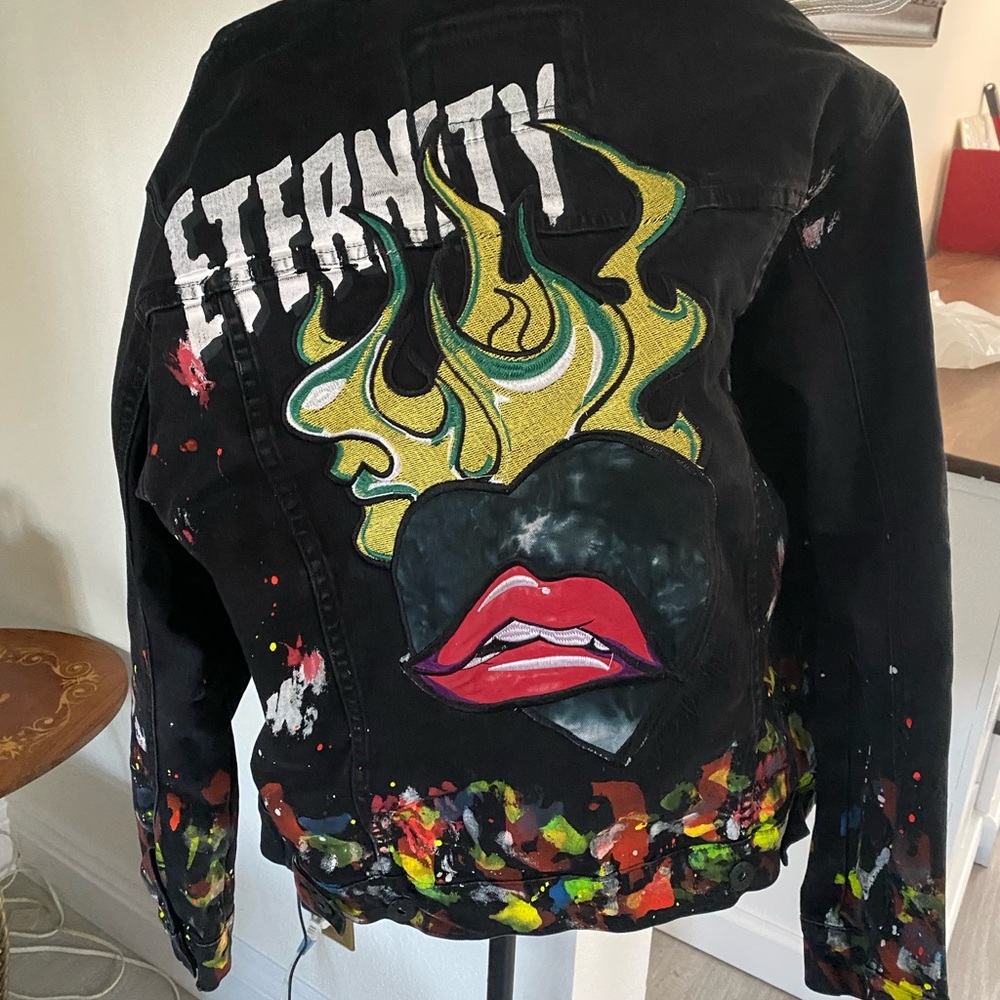 KLOUD 9 Edgey ETERNITY Black Denim Jacket